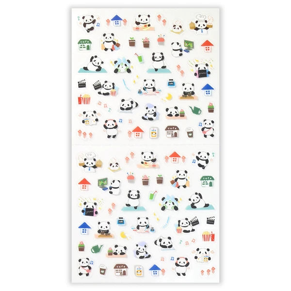 Japanese Planner Stickers – Panda Hobbies & Daily Life – Scents of Japan