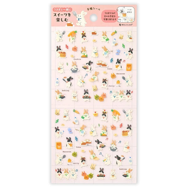 Japanese Planner Stickers – Rabbits & Sweets – Scents of Japan