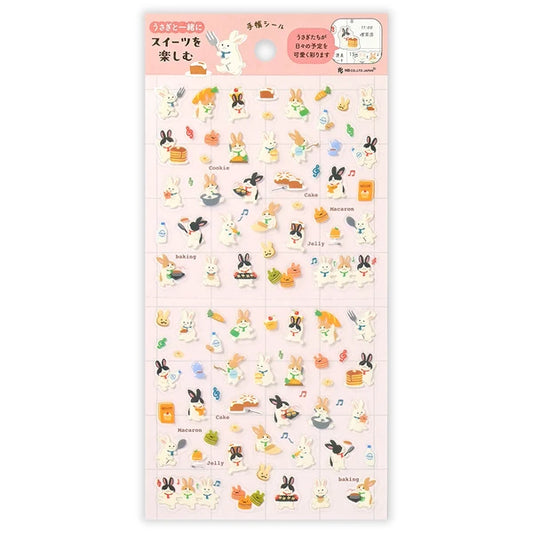 Japanese Planner Stickers – Rabbits & Sweets – Scents of Japan