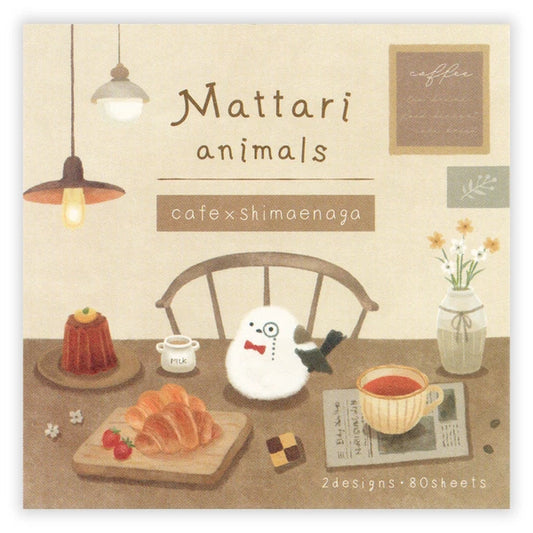 Japanese Memo Pad, Cafe & White Bird - Scents of Japan