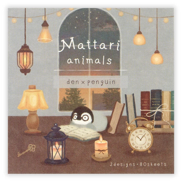 Japanese Memo Pad, Penguin & Cosy Study - Scents of Japan