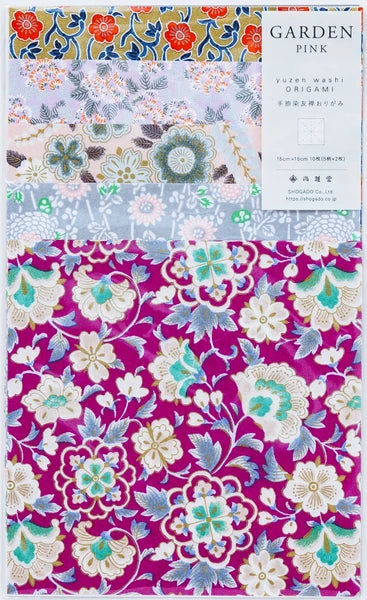 Origami, Yuzen Washi, Garden Pink