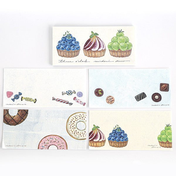 Japanese Notepad, Long, Fruit Flans - Scents of Japan