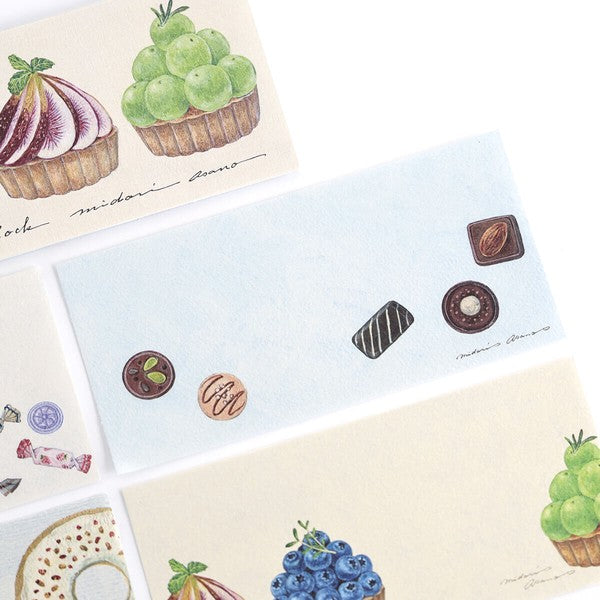 Japanese Notepad, Long, Fruit Flans - Scents of Japan