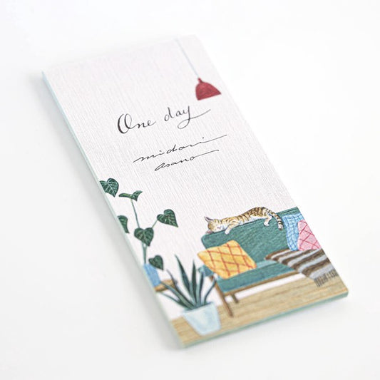 Japanese Notepad, Long, One Day - Scents of Japan