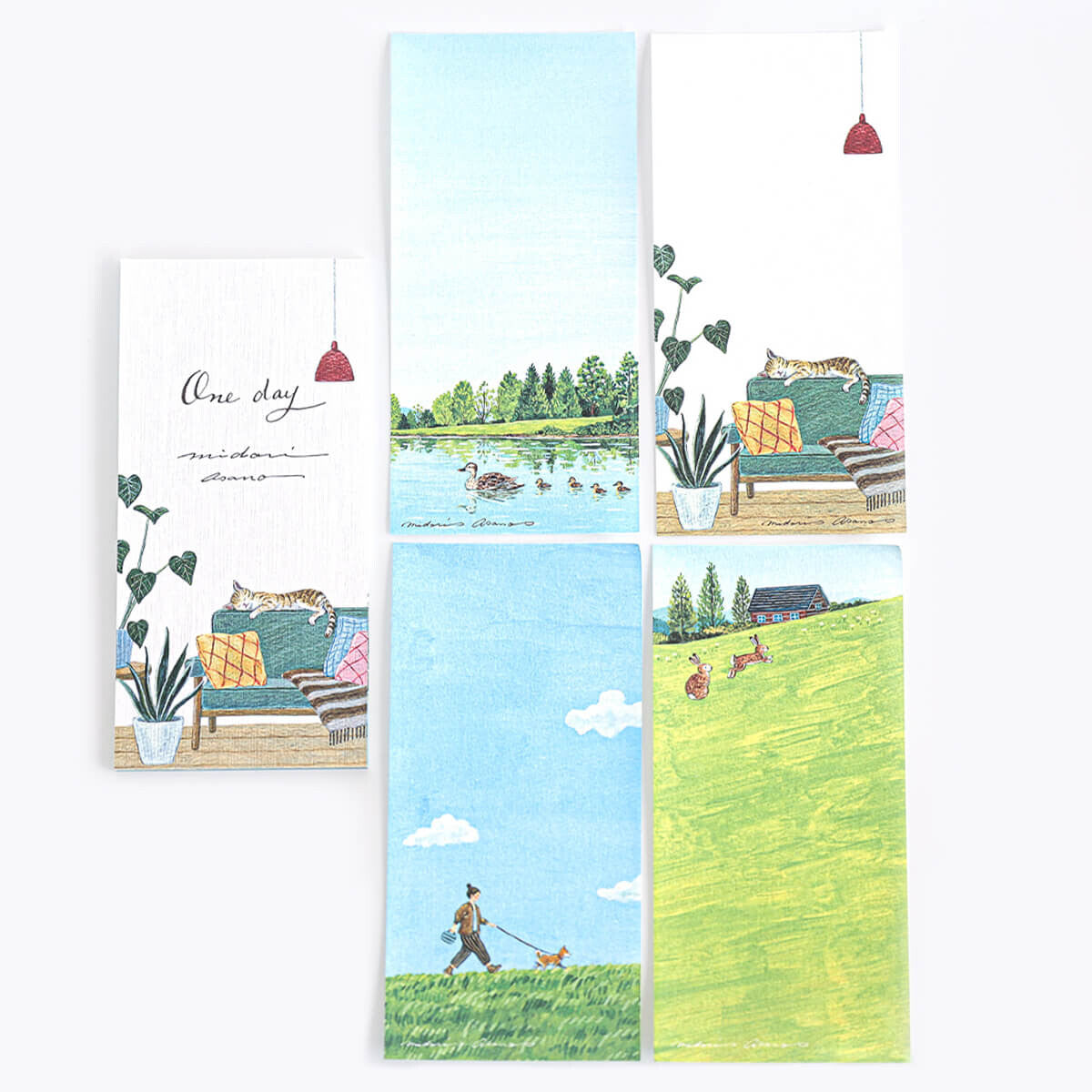 Japanese Notepad, Long, One Day - Scents of Japan