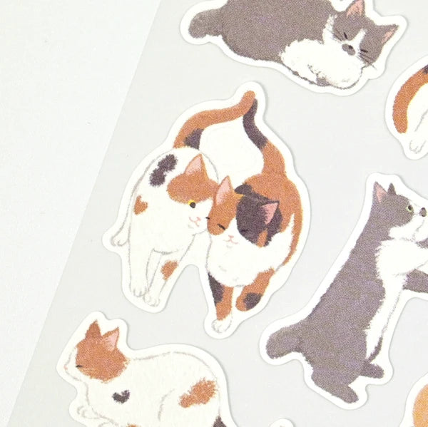 Stickers, Nyantomo, Cats, Shitamachi