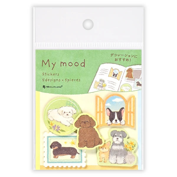 Stickers, Flake, My Mood, Green, Dogs
