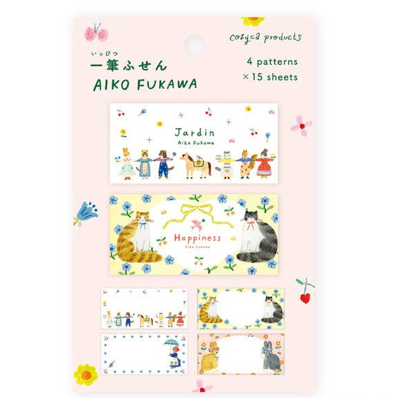 Sticky Notes, Aiko Fukawa, Jardin & Happiness by Cozyca Products - Scents of Japan