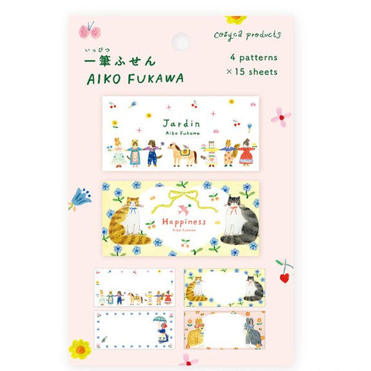 Sticky Notes, Aiko Fukawa, Jardin & Happiness by Cozyca Products - Scents of Japan