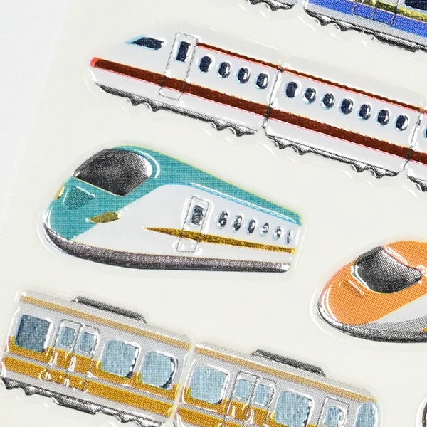Japanese Raised Stickers – Shinkansen – Scents of Japan
