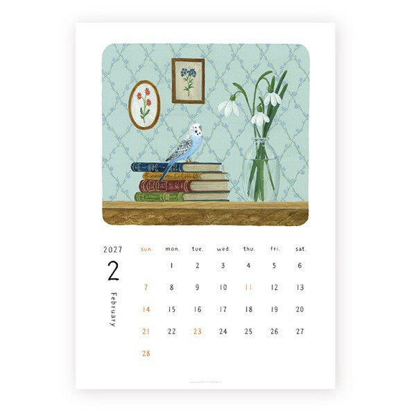 2027 Japanese Calendar, Everyday by Midori Asano - Scents of Japan