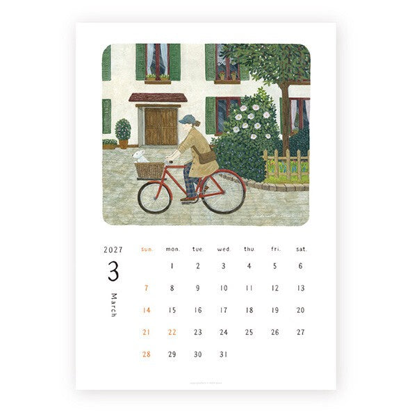 2027 Japanese Calendar, Everyday by Midori Asano - Scents of Japan