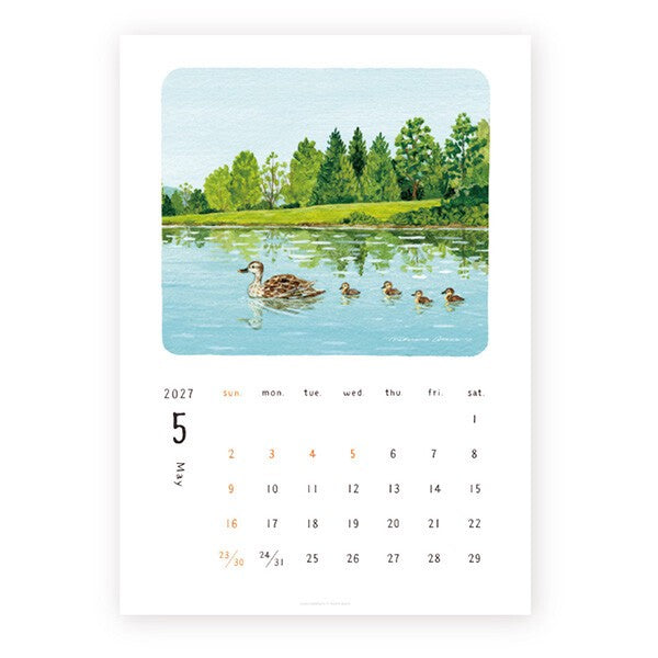 2027 Japanese Calendar, Everyday by Midori Asano - Scents of Japan
