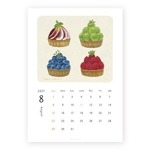2027 Japanese Calendar, Everyday by Midori Asano - Scents of Japan