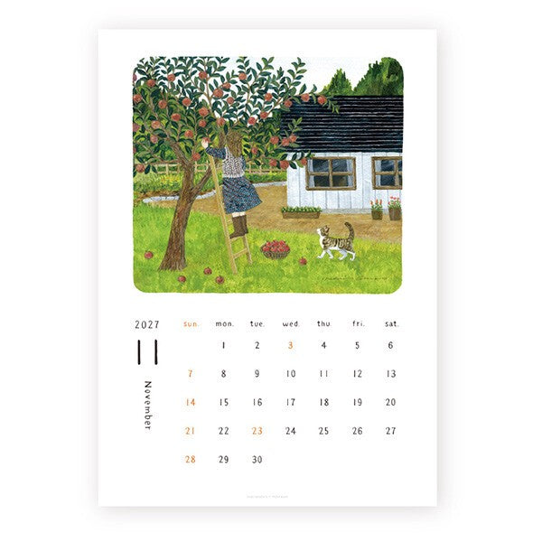 2027 Japanese Calendar, Everyday by Midori Asano - Scents of Japan
