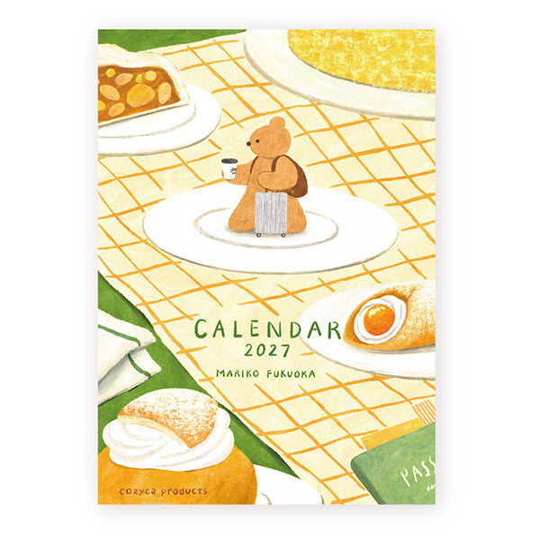 2027 Japanese Calendar, Bears - Scents of Japan