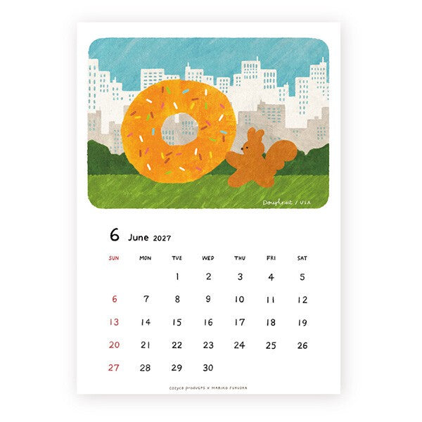 2027 Japanese Calendar, Bears - Scents of Japan