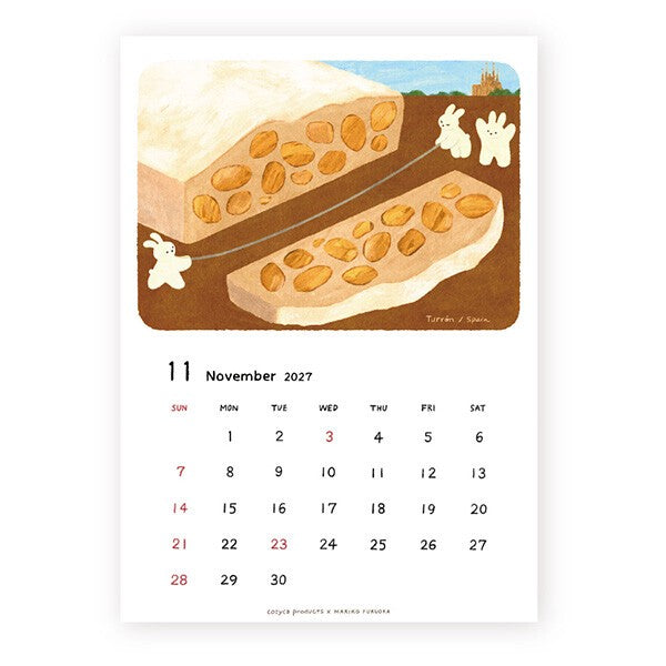 2027 Japanese Calendar, Bears - Scents of Japan