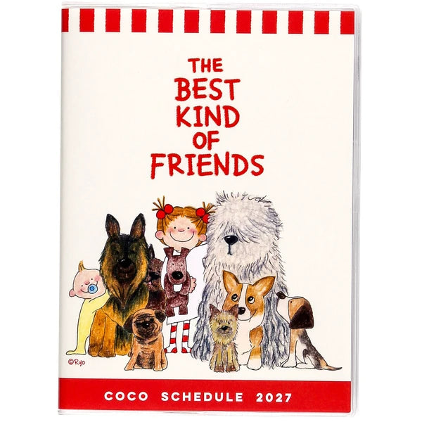 2027 Japanese Diary – A6, Coco Chan Best Friends - Scents of Japan