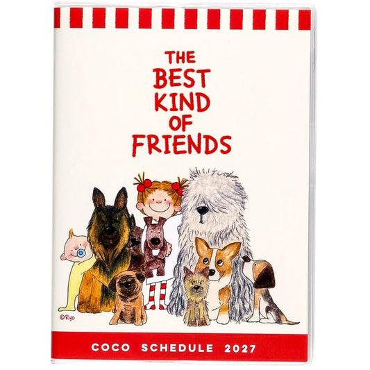 2027 Japanese Diary – A6, Coco Chan Best Friends - Scents of Japan