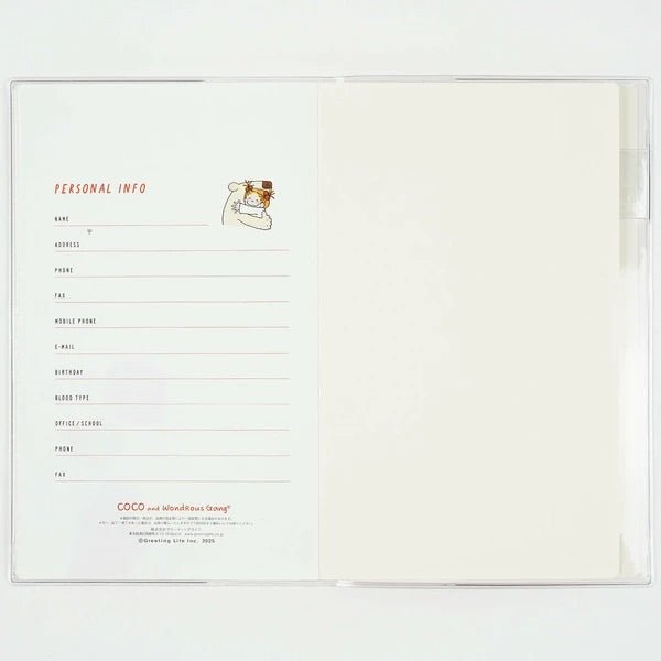 2026 Japanese Diary – Slim A5, Coco & Friends - Scents of Japan