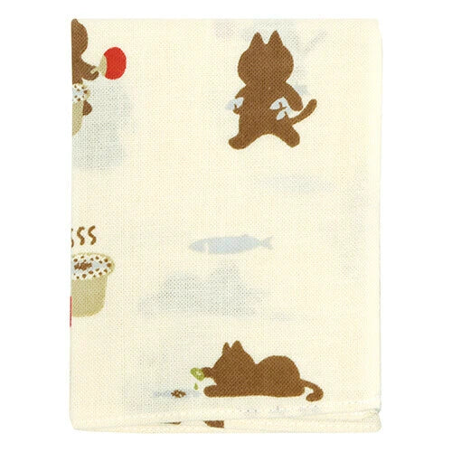 Handkerchief, Cat & Coffee