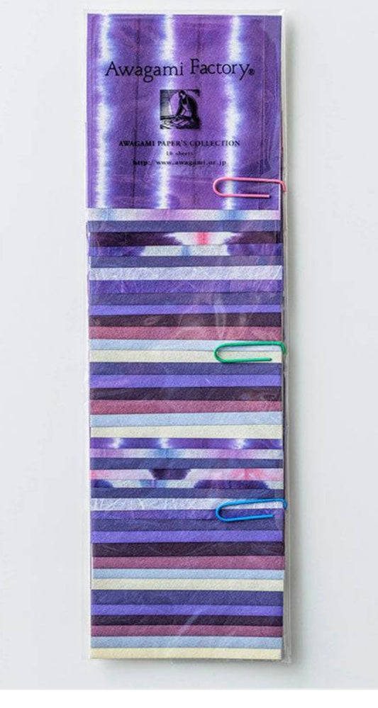 Origami, Mini, Hand Dyed, Purples