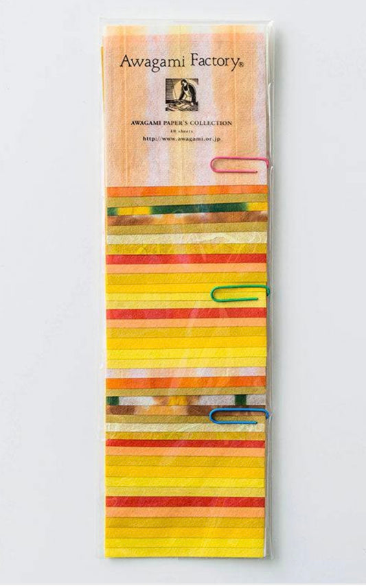 Origami, Mini, Hand Dyed, Yellows