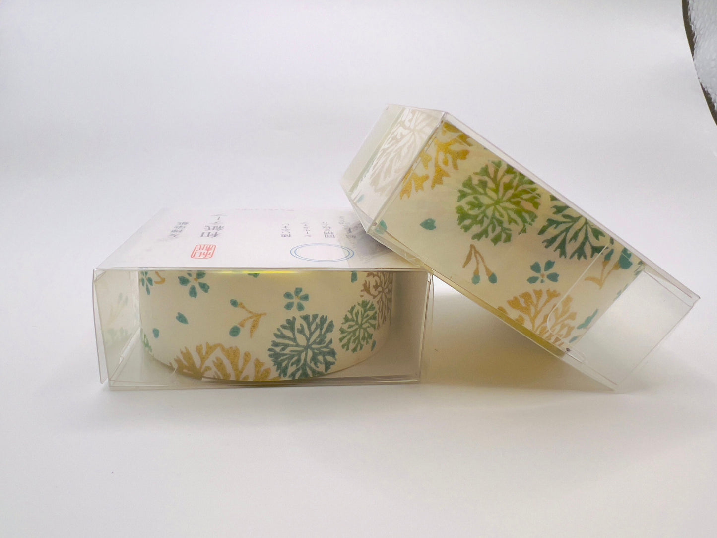 Tape, Washi, Yellow, Green & Gold Circles