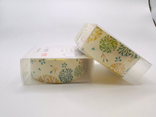 Tape, Washi, Yellow, Green & Gold Circles