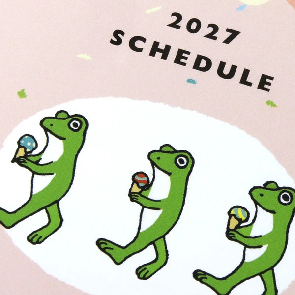 2027 Japanese Diary – A6, Frogs - Scents of Japan