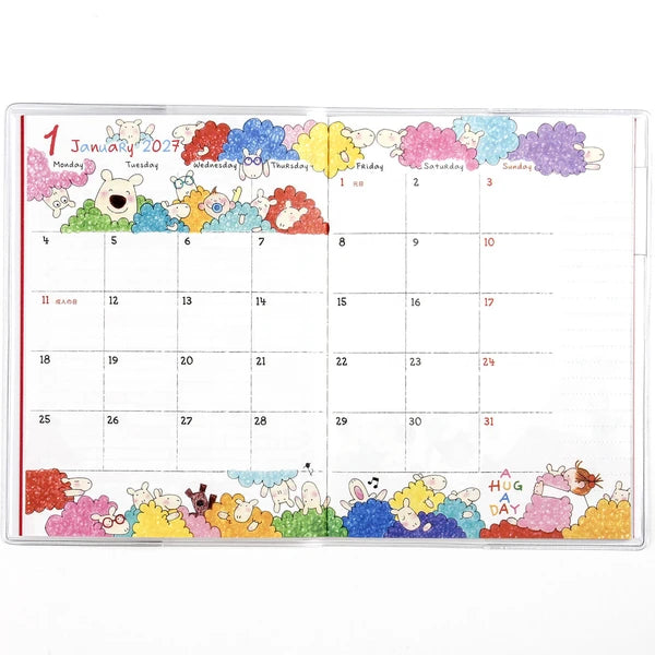 2027 Japanese Diary – A6, Coco Chan Best Friends - Scents of Japan