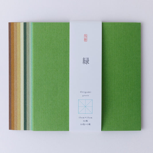 Origami, Washi, Shades Of Green