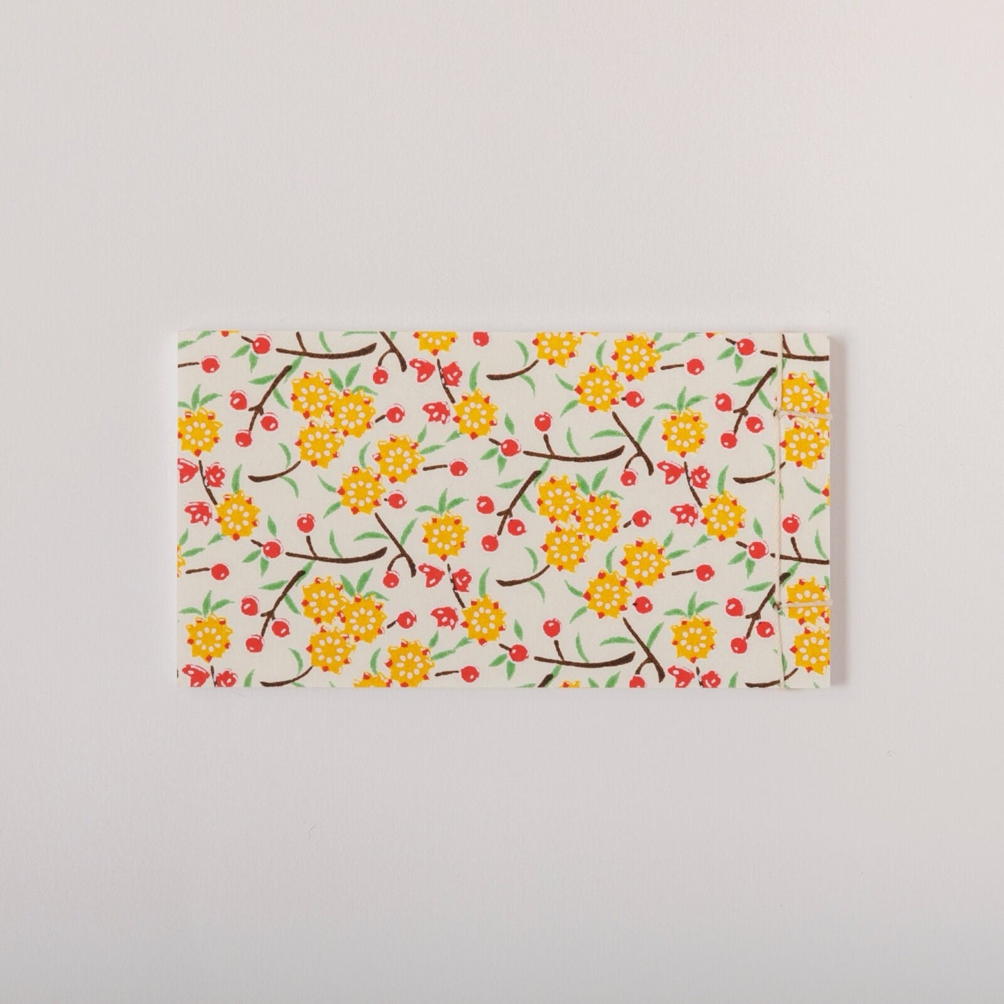 Memo Pad, Small, Hand-Binded, Small Yellow Flowers