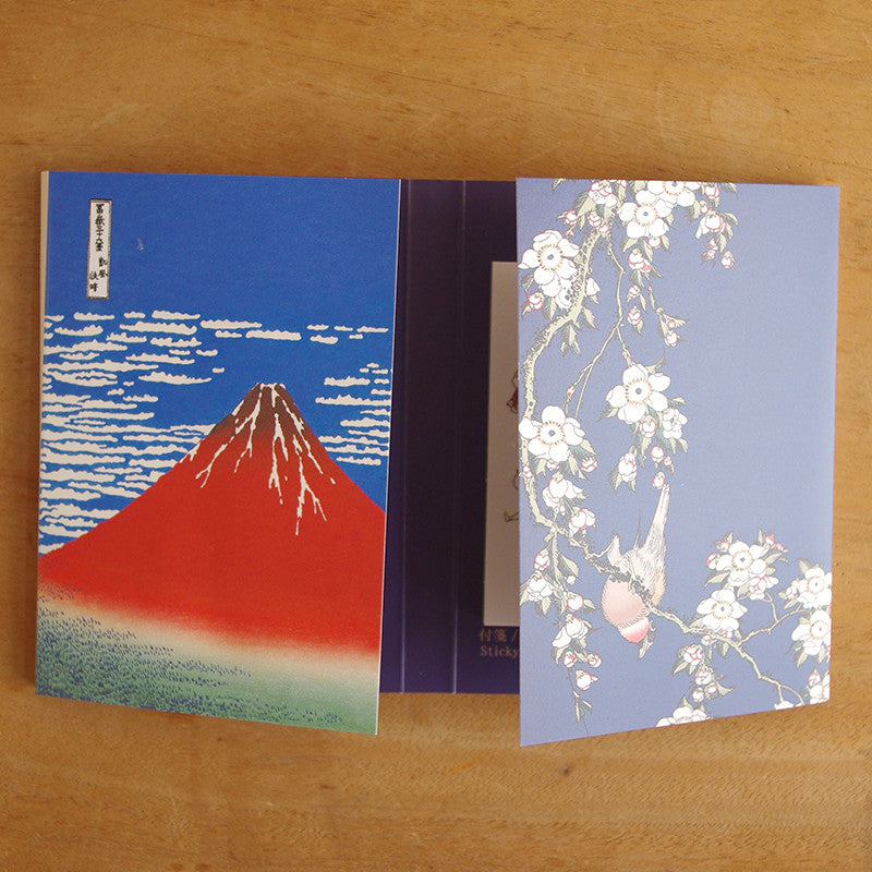 Japanese Mini Memo & Sticky Notes, Ukiyo-e - Scents of Japan