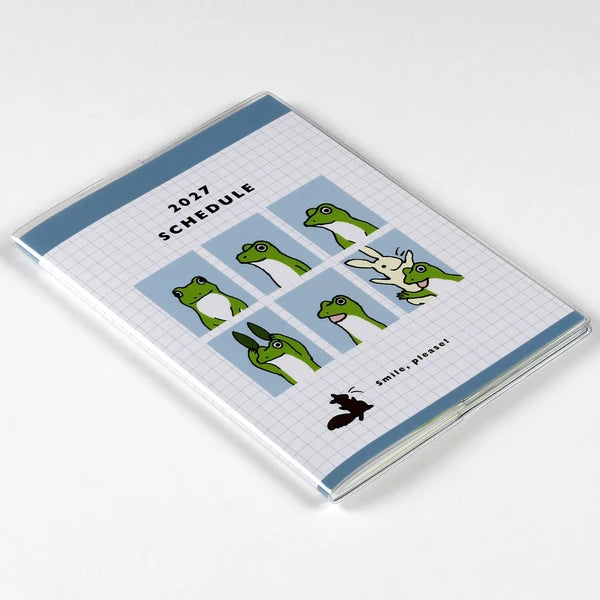 2027 Japanese Diary – A6, Frogs Smile Please - Scents of Japan