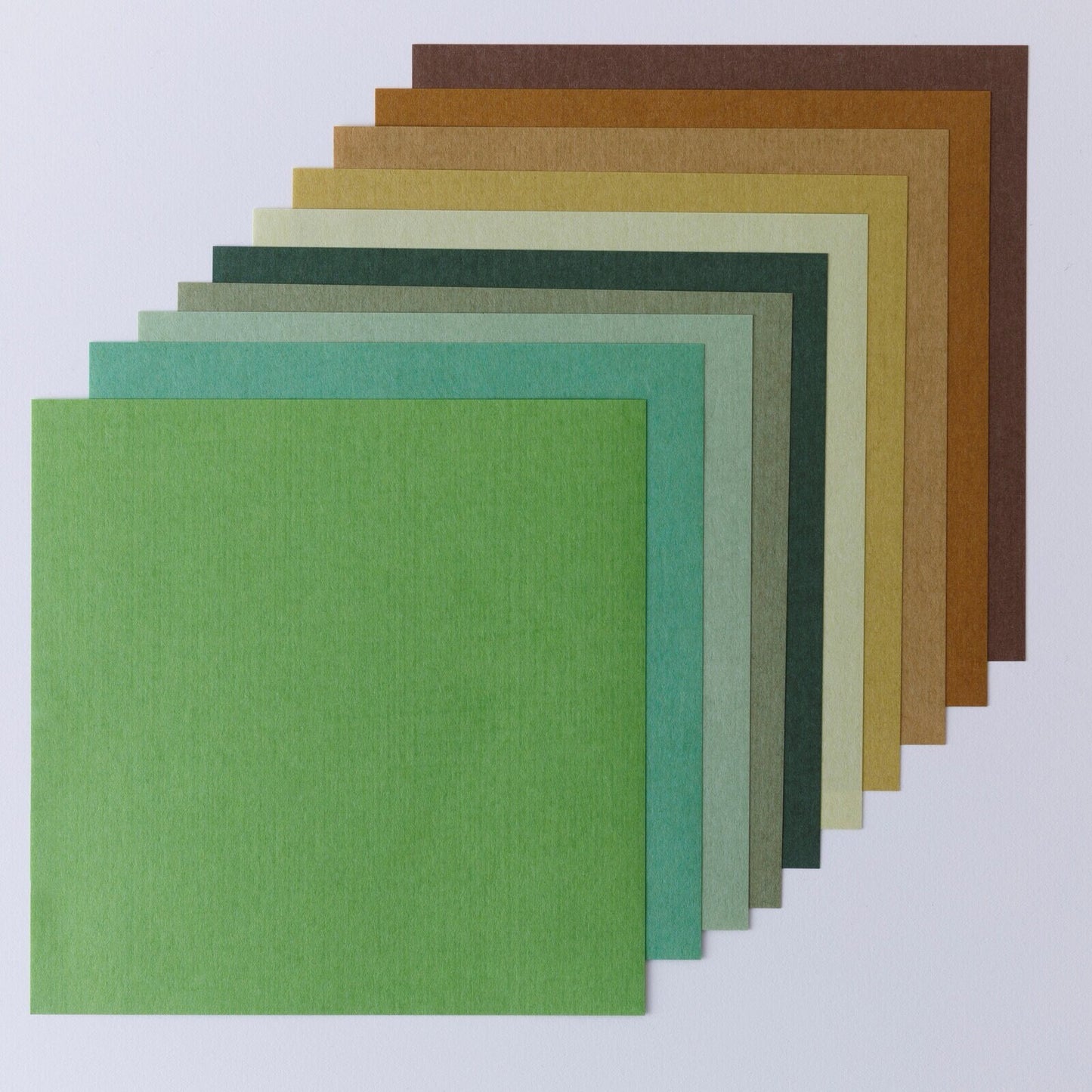 Origami, Washi, Shades Of Green