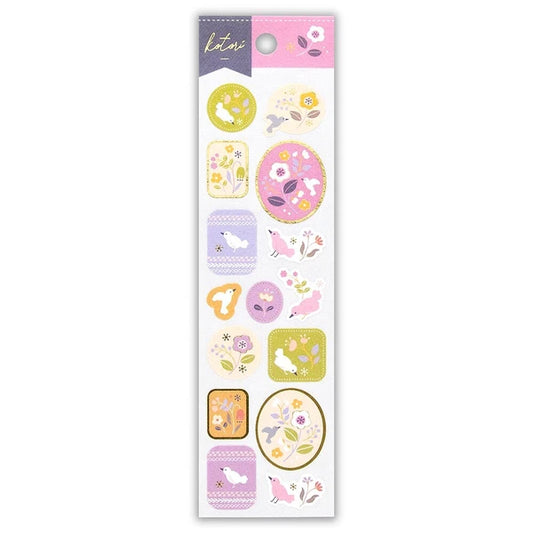 Japanese Stickers – Kotori Little Birds & Flowers – Scents of Japan