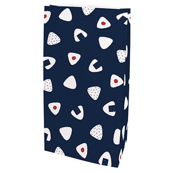 Gift Bags, paper, flat bottoms, large, onigiri