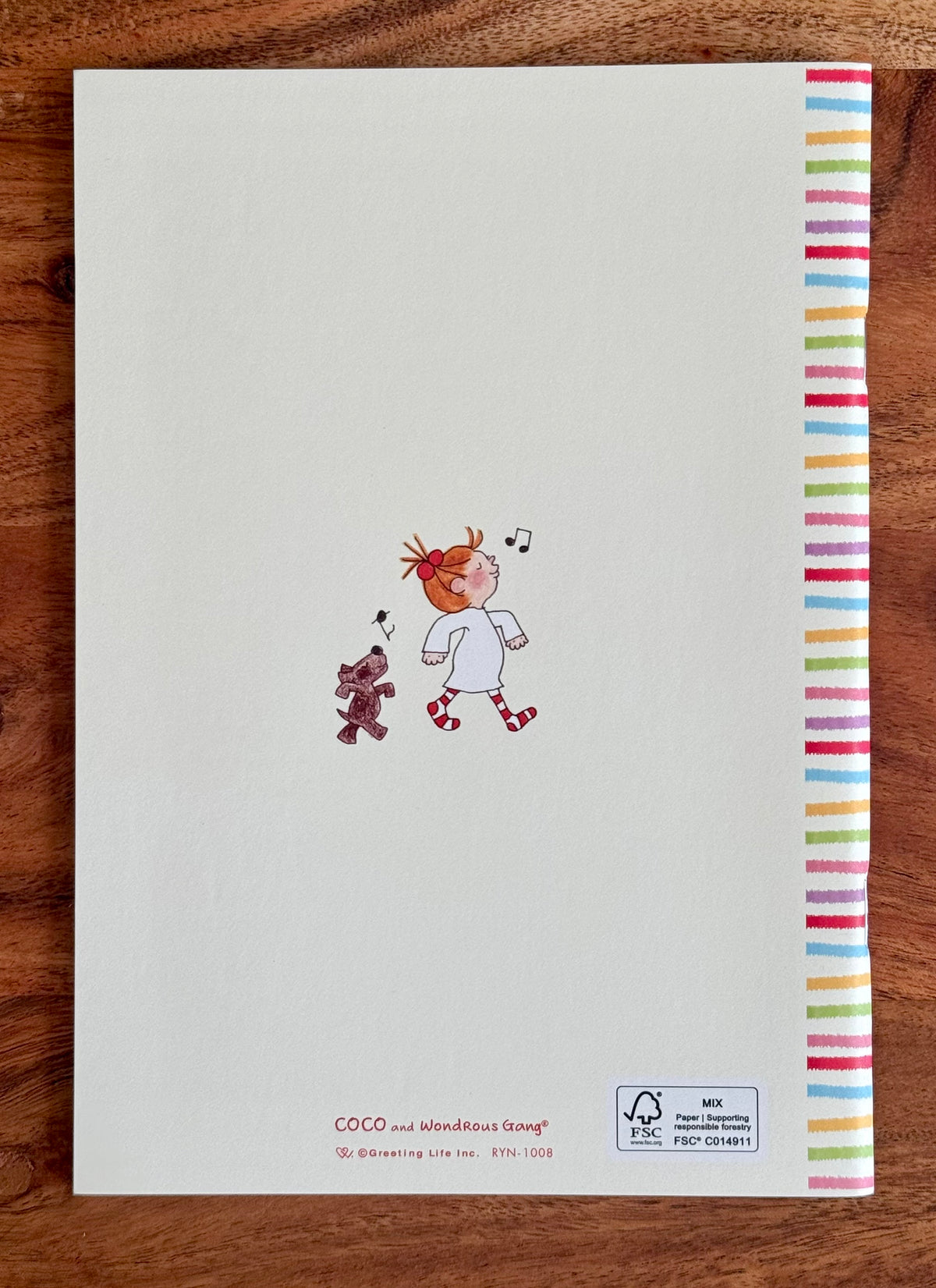 Cover of Japanese A5 Coco Happiness notebook - Scents of Japan