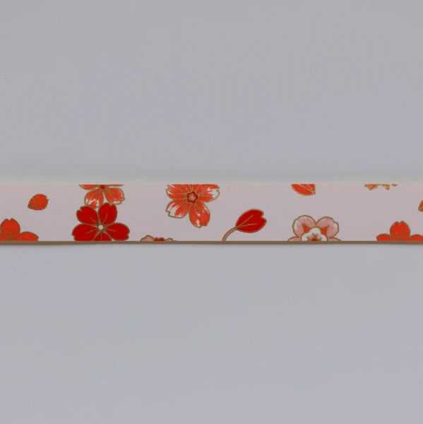 Tape, Washi, Pink & Orange Flowers