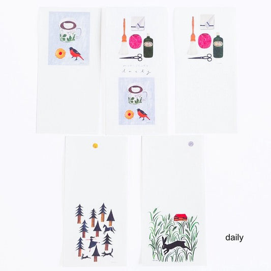Japanese Notepad, Long, Daily - Scents of Japan