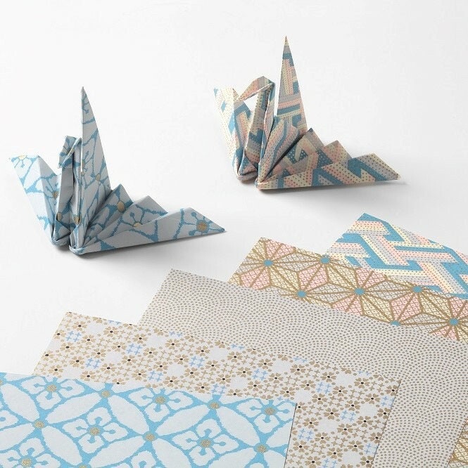 Origami, Yuzen Washi, Dot Designs