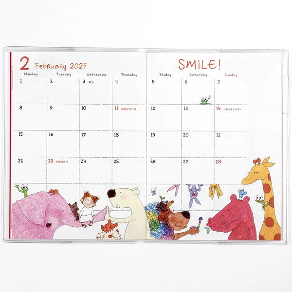 2027 Japanese Diary – A6, Coco Chan Best Friends - Scents of Japan