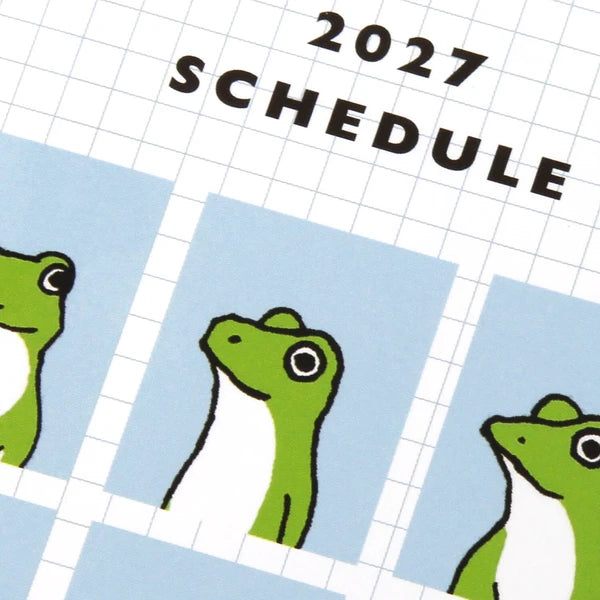2027 Japanese Diary – A6, Frogs Smile Please - Scents of Japan