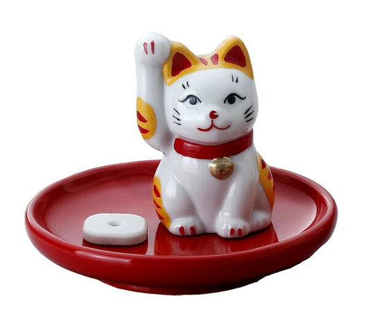 Incense Holder, Cat Tiger