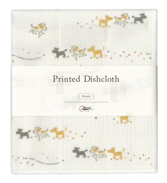 Kitchen Dish Cloth, Dogs Carry Happiness
