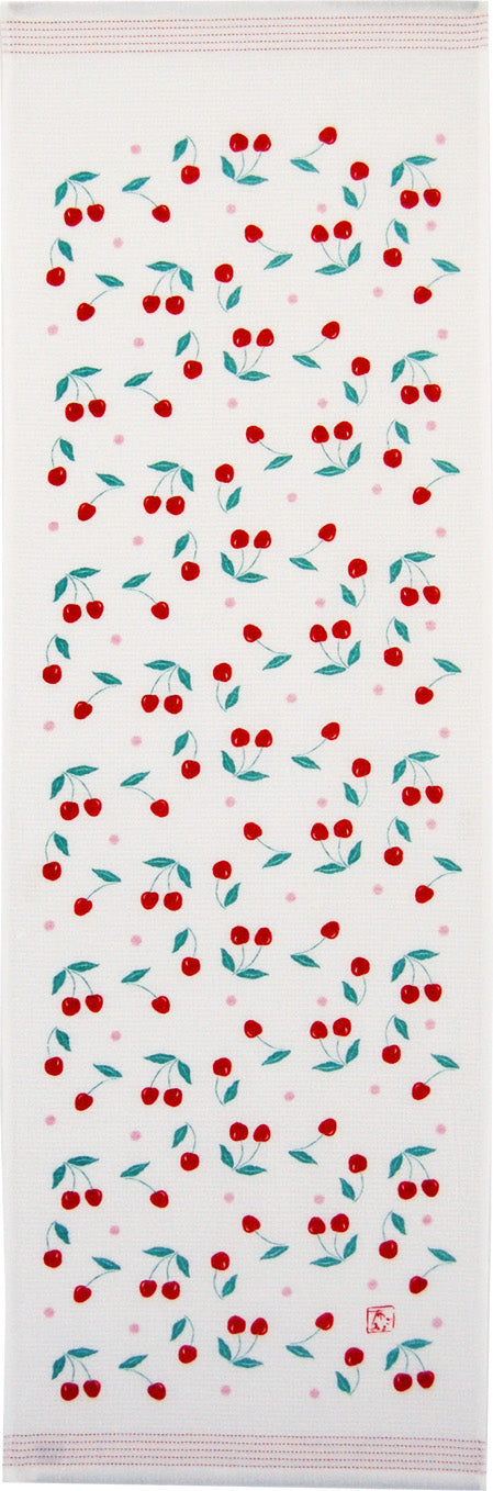 Tea Towel, Hand Towel, Onsen Towel , Cherry