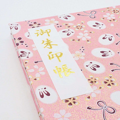 Goshuin Holder, Pink Rabbits & Cherry Blossoms - Scents of Japan